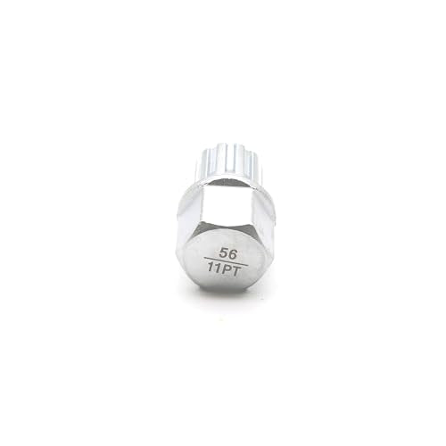 TEMO 56/11Pt Anti-Theft Wheel Lock Lug Nut Removal Socket Key for Vw Audi - size: 56/11PT