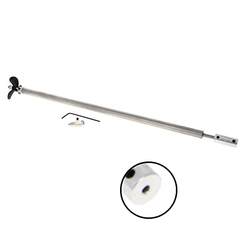 Fielect Drive Shaft w Propeller and Universal Joint for RC Boat, L300mm Shaft, L250mm Sleeve, D36mm Propeller, Fit for 2.3mm Motor Shaft - color: 2.30mm 30cm 25cm