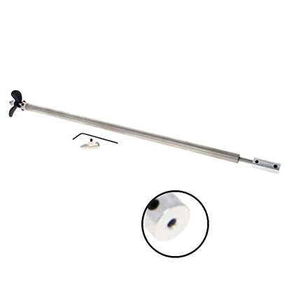 Fielect Drive Shaft w Propeller and Universal Joint for RC Boat, L300mm Shaft, L250mm Sleeve, D36mm Propeller, Fit for 2.3mm Motor Shaft - color: 2.30mm 30cm 25cm