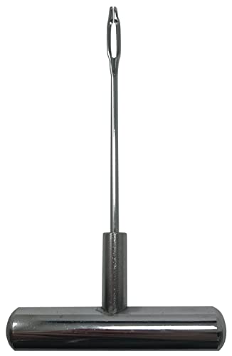 Stainless Steel T-Handle - Pro Heavy Duty Repair Tool Perfect for Tire Plug Kits for Car Truck Motorcycle Bycles - Replaceable Split Eye Needle - Made with All-Americal Materials - color: Solid Spiral Probe Tool
