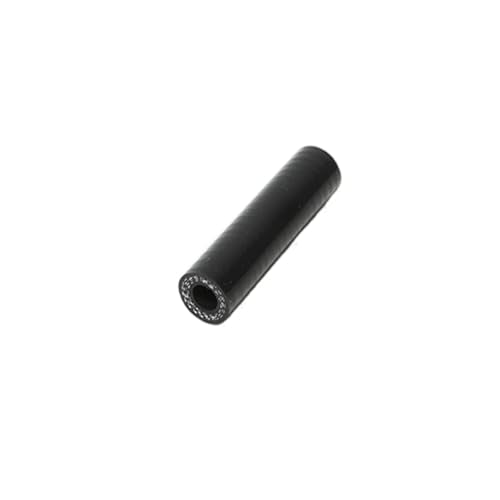 Automotive Silicone Tubing, 3/8" (10mm) ID Straight Hose，3"(76mm) Leg Length，3-Ply High Performance Coupler Universal Silicone Hose (Black) - size: 3/8" (10mm)
