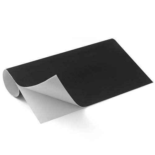 PAWBOSE Heat Shield Automotive Aluminum 12"x12" - Reflects 95% Radiant Heat for Stove, Exhaust, Motorcycle, Fireplace, Cabinets & Refrigerator Protection (Black) - color: Black, size: 12 x 12 inches