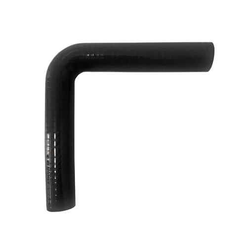 ID 1 inch 90 Degree Silicone Elbow Coupler Hose 7" Leg Length - size: ID: 1"