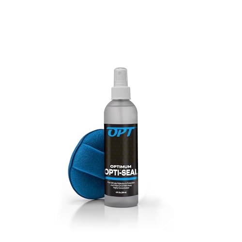 Optimum Opti-Seal Polymer Paint Sealant Spray for Automotive Paint and Interior Car Detailing, Includes Detailing Applicator Pad (8 oz) - size: 8 oz.