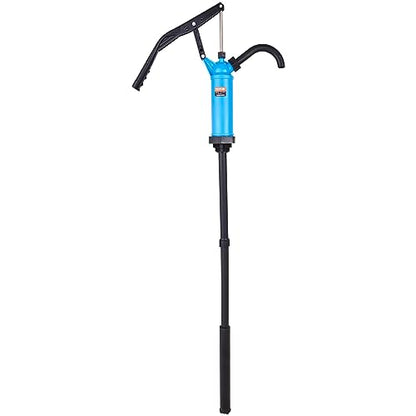 VEVOR Drum Pump, 9.5 oz. Per Stroke, Lever-Action Barrel Pump, Fits 5-55 Gallon Drums with 3-Section Suction Tube Assembly & Hose, Hand Operated, Designed to Transfer Water, Alcohol, Corrosive Liquids