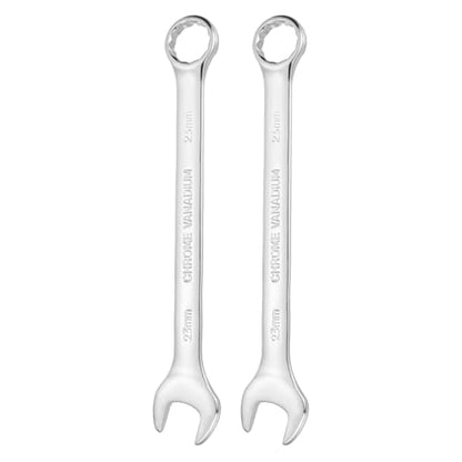HARFINGTON 2pcs Combination Wrench 23mm Metric 12-Point Box and Open End - size: 23mm