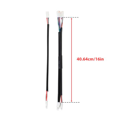 Mofun 16" Handlebar Wiring Extension Fit for Harley Softail Touring - style: 16"