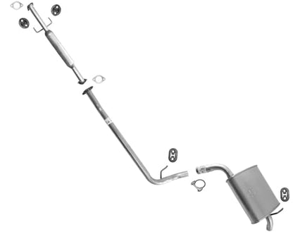 Resonator Rear Muffler Tail Pipe Exhaust System Replacement Parts For 2009 2010 KIA Optima 2.4L