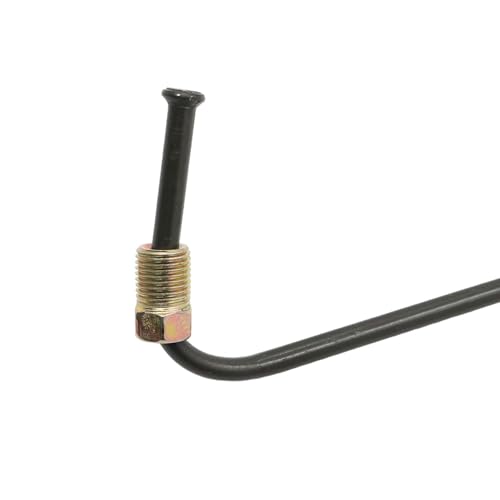 FZJDSD Front Brake Caliper Line Kit Pair Compatible with 2007-2014 Toyota Tundra 4WD, Left & Right Hydraulic Brake Flex Hose Set, DOT Compliant Steel Brake Lines, Caliper to Hard Line