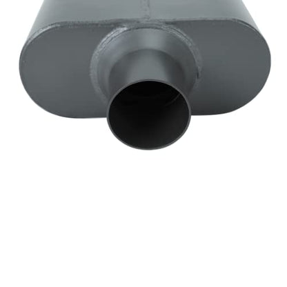 Pair of Single Chamber Performance Race Muffler 2.5" Center/Center Universal Muffler (2.5 Inch) - size: 2.5 Inch