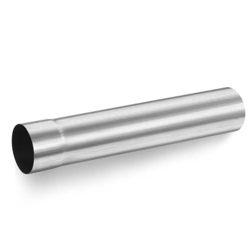 A-KARCK Straight Exhaust Pipe 3" OD, Stainless Steel 18" Long Mandrel Exhaust Tube - size: 3.0", style: 18 INCH