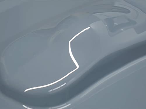 Rwraps Hyper Gloss Vinyl Car Wrap Film Sheet Roll with Air Release Technology - 5ft x 4ft, Gray - color: Hyper Gloss Gray, size: 5ft x 4ft