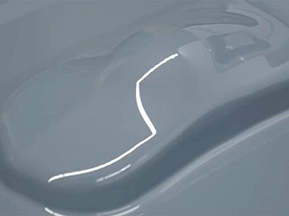 Rwraps Hyper Gloss Vinyl Car Wrap Film Sheet Roll with Air Release Technology - 5ft x 4ft, Gray - color: Hyper Gloss Gray, size: 5ft x 4ft