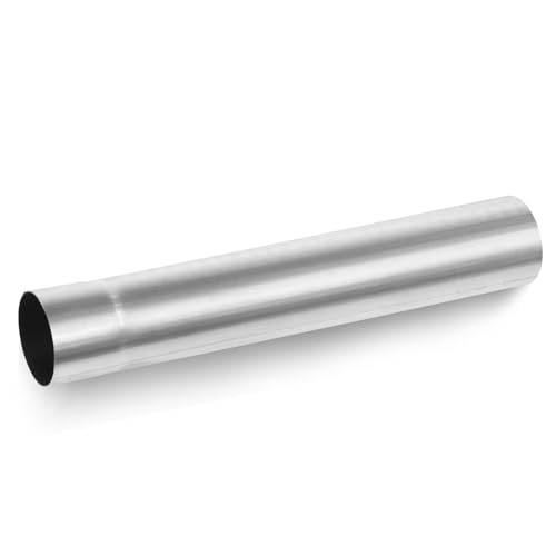A-KARCK Straight Exhaust Pipe 2.5" OD, Stainless Steel 18" Long Mandrel Exhaust Tube - size: 2.5", style: 18 INCH