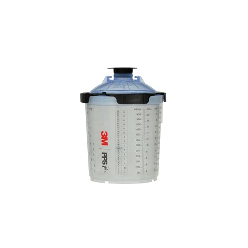 3M PPS 2.0 Spray Gun Cup Lids and Liners Kit, 26301, 22 oz, Standard - size: Standard, 125-Micron Filter