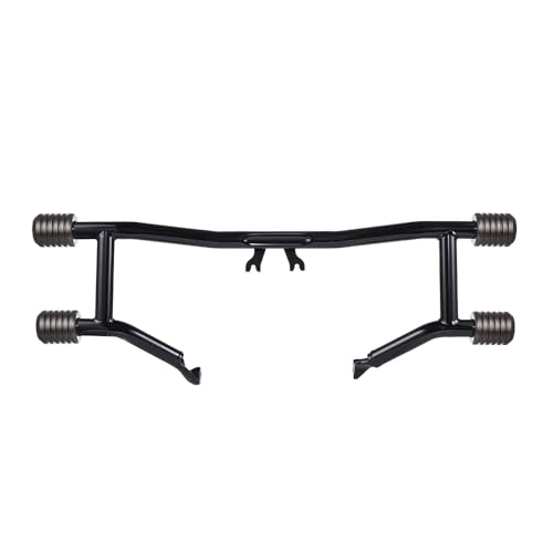 Advanblack Protek Two Step Highway Peg Crash Bar with CNC Slider Fit for 2014-2025 Harley Touring Road Glide Street Glide Electra Glide – Engine Guard Performance Upgrade (Bronze CNC) - color: Bronze CNC