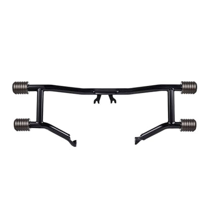 Advanblack Protek Two Step Highway Peg Crash Bar with CNC Slider Fit for 2014-2025 Harley Touring Road Glide Street Glide Electra Glide – Engine Guard Performance Upgrade (Bronze CNC) - color: Bronze CNC
