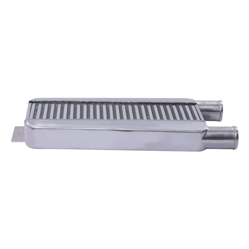 2.50 Inch Inlet/Outlet Diameter, Universal Aluminum Intercooler 24x11x3 inch, Turbo Under the Front of the Car Mount Universal Aluminum Intercooler Cooling Kit - size: 24x11x3