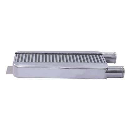 2.50 Inch Inlet/Outlet Diameter, Universal Aluminum Intercooler 24x11x3 inch, Turbo Under the Front of the Car Mount Universal Aluminum Intercooler Cooling Kit - size: 24x11x3