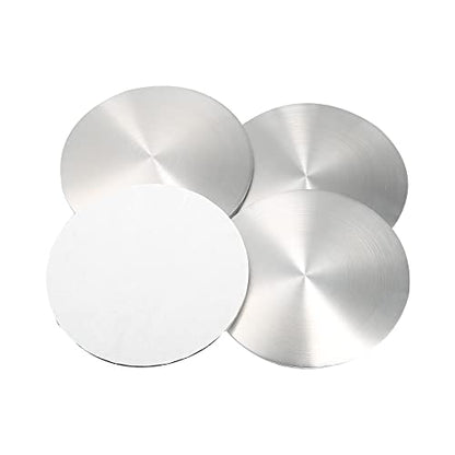 X AUTOHAUX 4pcs 70mm Silver Tone Car Universal Wheel Center Hub Caps Emblem Badge Decal Sticker - size: 70mm