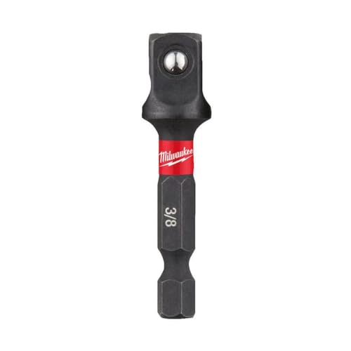 Milwaukee 48-32-5031 Shockwave Steel Impact Duty 1/4 Inch Hex Shank to 3/8 Inch Square Socket Adapter