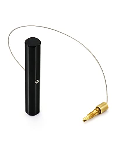 QWORK Valve Stem Puller, Tire Valve Stem Fishing Tool Puller Valve Levers Maintenance Tire Tool for Installing Inner Tubes & Rim Locks on Motorcycles Dirt Bikes