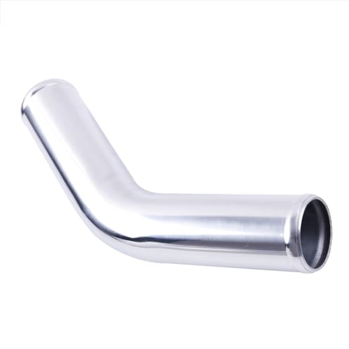 Aluminum Pipe Tube Intercooler Hose 45 Degree 25mm(1"), 6061 Aluminu Air Intake Tube, Length 5.9" (150mm) One Leg, Thickness 2 mm - size: OD25(1"), style: 45 Degree