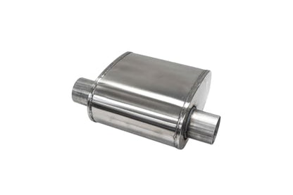 CORSA EXHST Corsa - Custom Sport Muffler 304SS 3in Offset In / 3in Offset Same Side Out 10in Length (CP300SS)