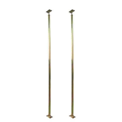 2 Pack 59" - 100" Adjustable House Floor Screw Jack Post for Leveling - size: 59-100 inch