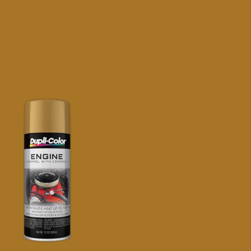 Dupli-Color Engine Paint with CERAMIC, Gloss, Universal Gold, 12 oz - color: Universal Gold, size: 1 Count (Pack of 1)