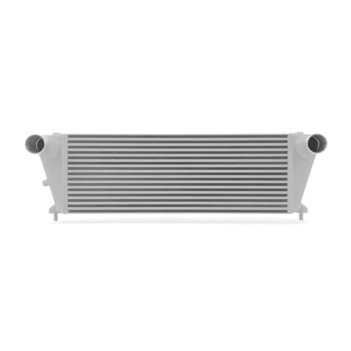 Mishimoto MMINT-RGR-11KSLBK Performance Intercooler Kit, Compatible With Ford Ranger 3.2L Diesel 2011+, Silver Intercooler, Black Pipes