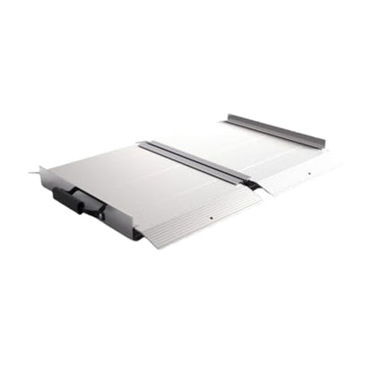 EZ-ACCESS TRAVERSE Aluminum Singlefold Folding Ramp, Portable Loading Ramps for Wheelchairs, Motorcycles, Lawn Tractors & ATVs, Heavy Duty Aluminum Folding Ramps with Carrying Handles (Silver, 2 Foot) - size: 2 Foot, style: Singlefold