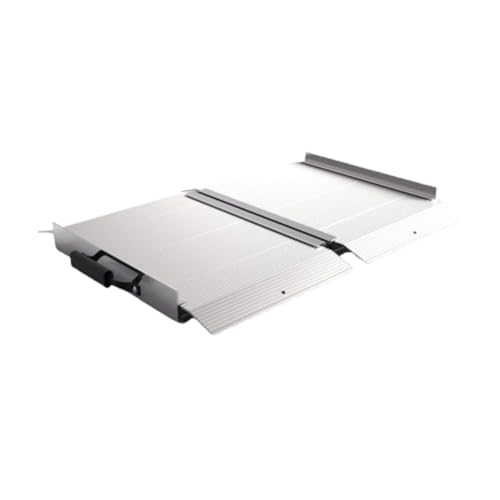 EZ-ACCESS TRAVERSE Aluminum Singlefold Folding Ramp, Portable Loading Ramps for Wheelchairs, Motorcycles, Lawn Tractors & ATVs, Heavy Duty Aluminum Folding Ramps with Carrying Handles (Silver, 2 Foot) - size: 2 Foot, style: Singlefold