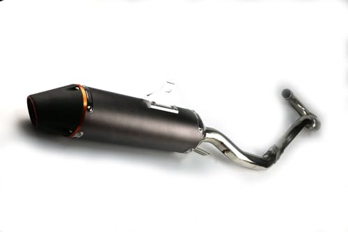 STONEMEN Full Exhaust Muffler System Slip On For CRF150F CRF230F 2003-2013 Titanium