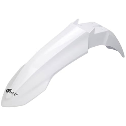 UFO PLAST Front Fender - Replacement Dirt Bike Front Mud Guard - Compatible with Yamaha YZ250F 2024-2027/YZ450F 2023-2026/YZ250FX 2025-2026/YZ450FX 2024-2026 (White YA04889#046) - color: White YA04889#046