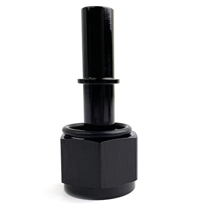 Aluminum Female 8AN Flare to 3/8 SAE Quick Disconnect Push-On EFI Hose Fitting Female 8 AN to 3/8 Hose Line Adapter - color: Black Female, size: 8AN to 3/8