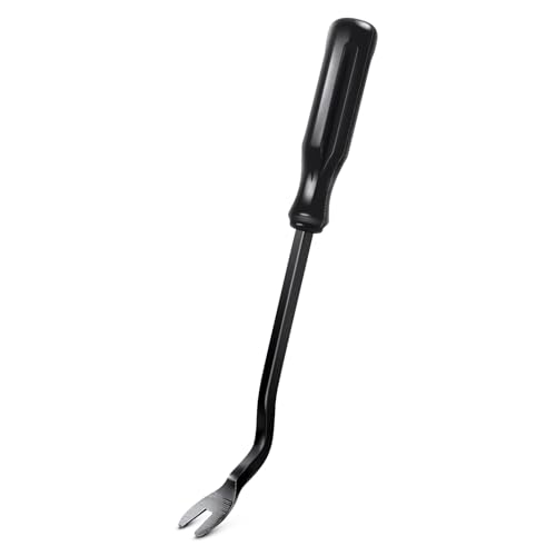 GOOACC Car Panel/Upholstery Fastener Remover Ergonomic Stainless Steel - color: Black, size: 1Pc Remover
