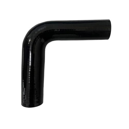 1.5"-1.75" 90 Degree Reducer Silicone Elbow Coupler 7" Leg Length - size: ID: 1.5" to 1.75" (38mm to 45mm)