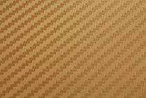 Rwraps 3D Carbon Fiber Vinyl Car Wrap Film in Gold - 5ft x 1ft - Vehicle Sheet Roll with Adhesive Back and Air Release Technology - color: 3D Carbon Fiber Gold, size: 5ft x 1ft