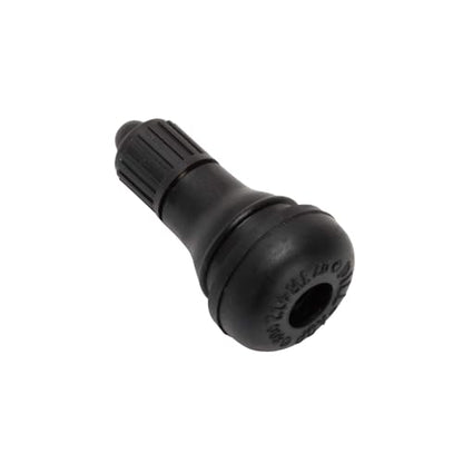 TR412 Rubber Snap-in Short Black Tire Valve Stem for Tubeless 0.453 Inch 11.5mm Rim Holes (TR412-50 Pack) - size: TR412 - 50 Pack