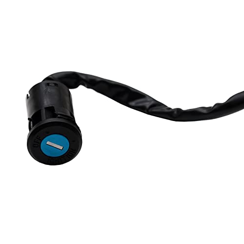 4 Wire Ignition Key Switch for 50cc 70cc 90cc 110cc 125cc Quad ATV 4 Wheeler Go Kart Scooter (Male Plug) - style: Male plug