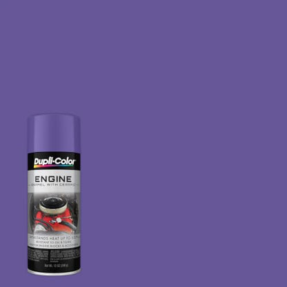 Dupli-Color Engine Paint with CERAMIC, Plum Purple, 12 oz - color: Plum Purple, size: 12 Ounce (Pack of 1)