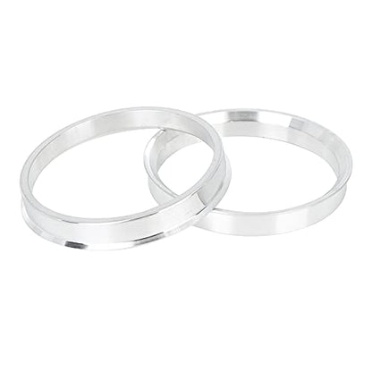 X AUTOHAUX 4pcs 66.1 to 60.1 mm Aluminium Alloy Hub Centric Rings - size: 60.1mm
