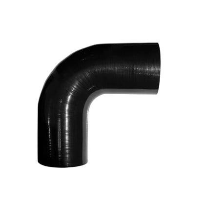 ID 3.5" 90 Degree Silicone Elbow Coupler Hose 8" Leg Length - size: ID: 3.5"