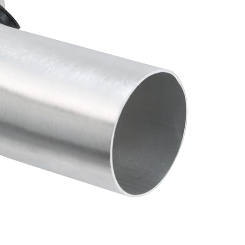 Modengzhe Cool Air Intake Kit, 3" Universal Induction Flow Tube Kit, Silver - color: Silver