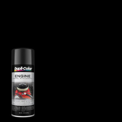 Dupli-Color Engine Paint with CERAMIC, Gloss, Black, 12 oz - color: Black, size: 12 Ounce (Pack of 1)