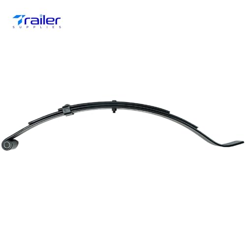 Pair of 24.25" 3-Leaf Radius End Trailer Spring 1-3/4" Wide for 1,500 Capacity Rated Trailer Axles (Single Axle - 750 per Spring) WIE-3 (2 springs)