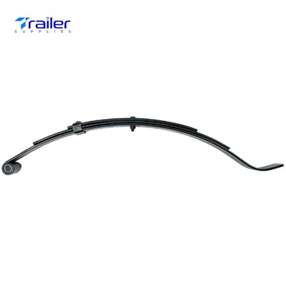 Pair of 24.25" 3-Leaf Radius End Trailer Spring 1-3/4" Wide for 1,500 Capacity Rated Trailer Axles (Single Axle - 750 per Spring) WIE-3 (2 springs)