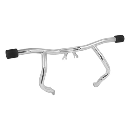 Engine Guard Flat Out Crash Bar for Harley Touring Street Glide Road Glide Road King Electra Glide CVO Ultra Limited 2014-2025 (Chrome) - color: Chrome
