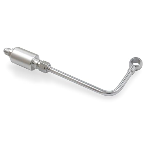 8131 Chrome Steel Fuel Line Kit With Polished Aluminium Fuel Filter